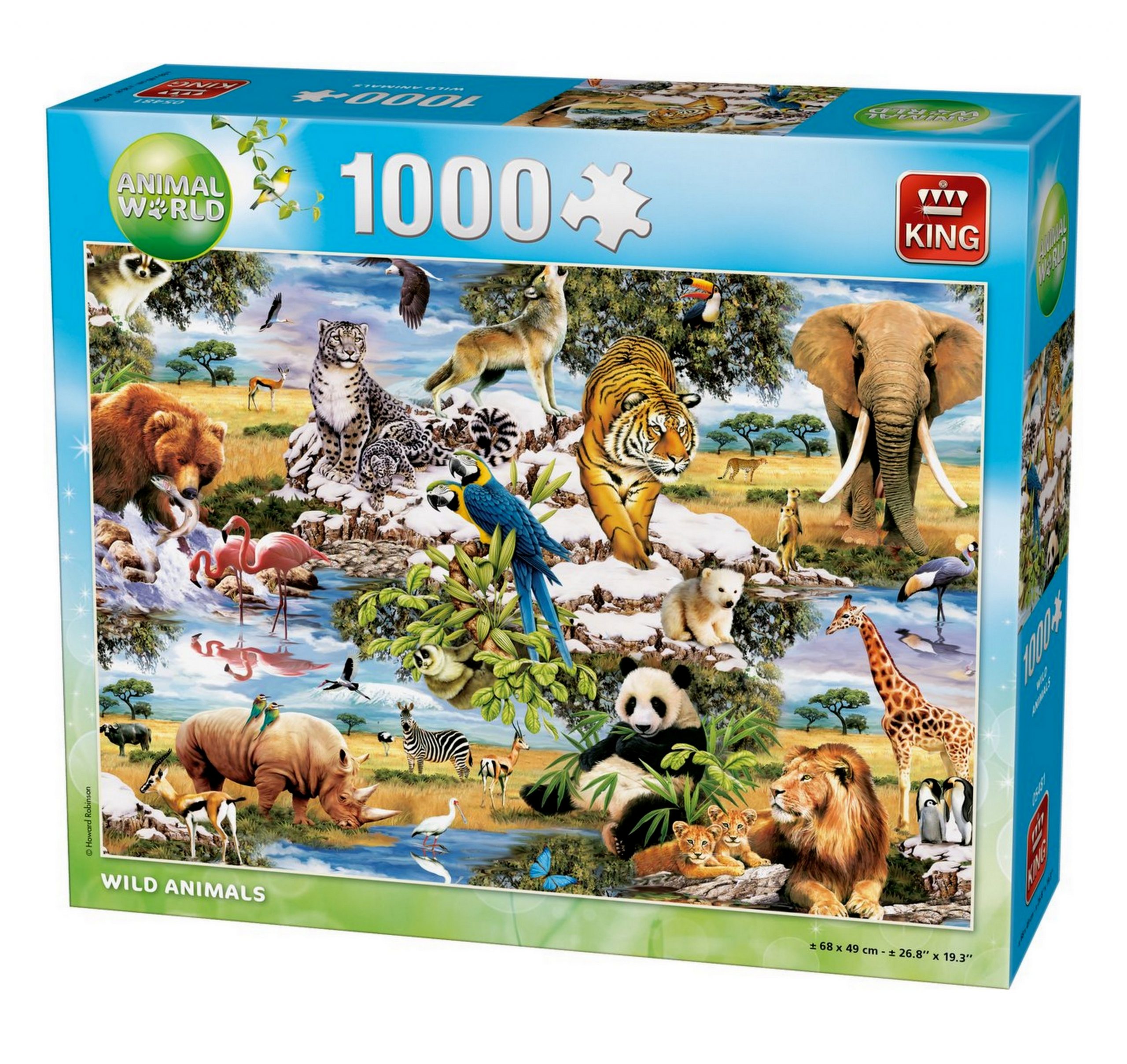 Puzzle Wild Animals 1000pcs