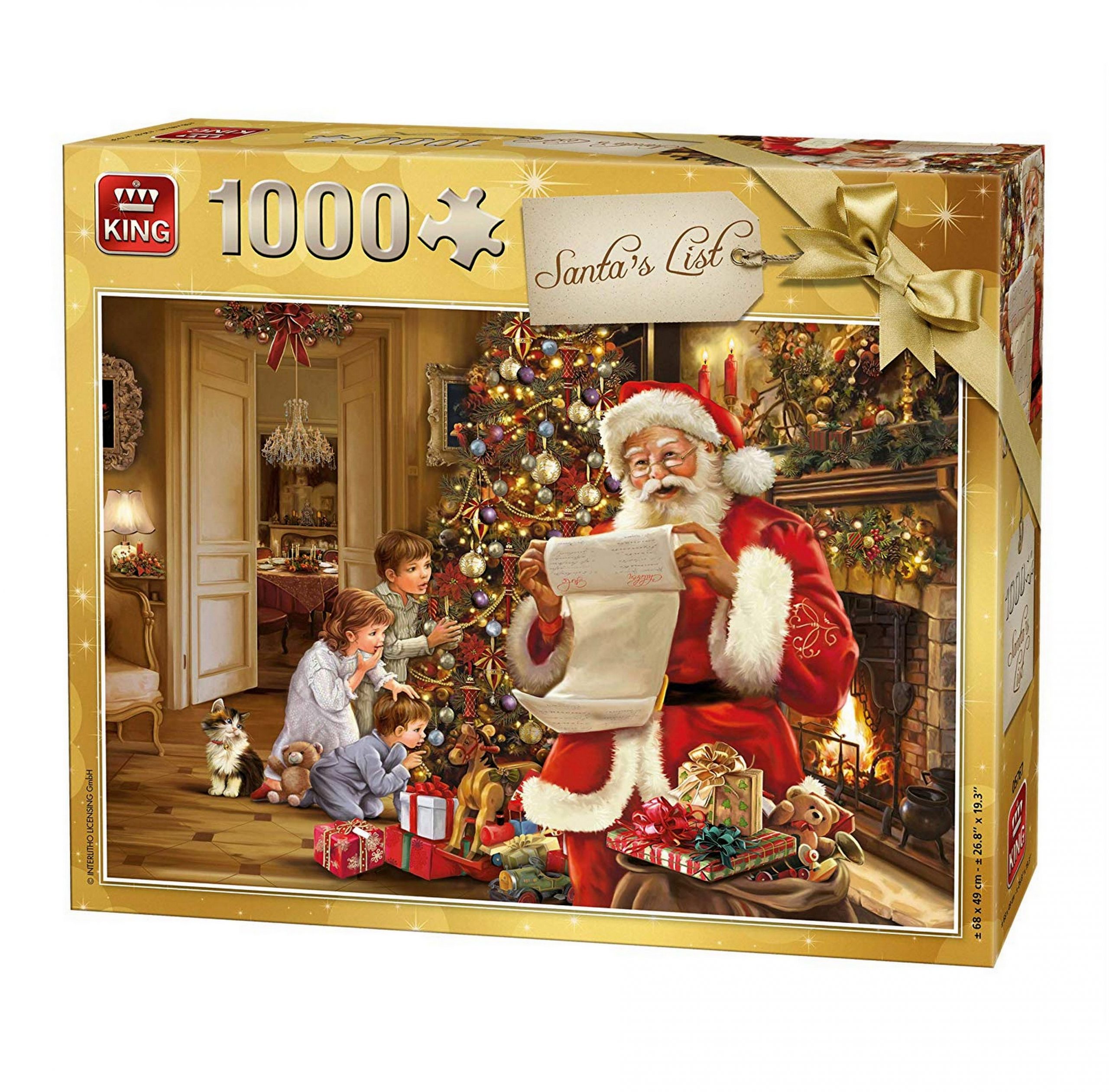 Puzzle Christmas Santa List 1000pcs