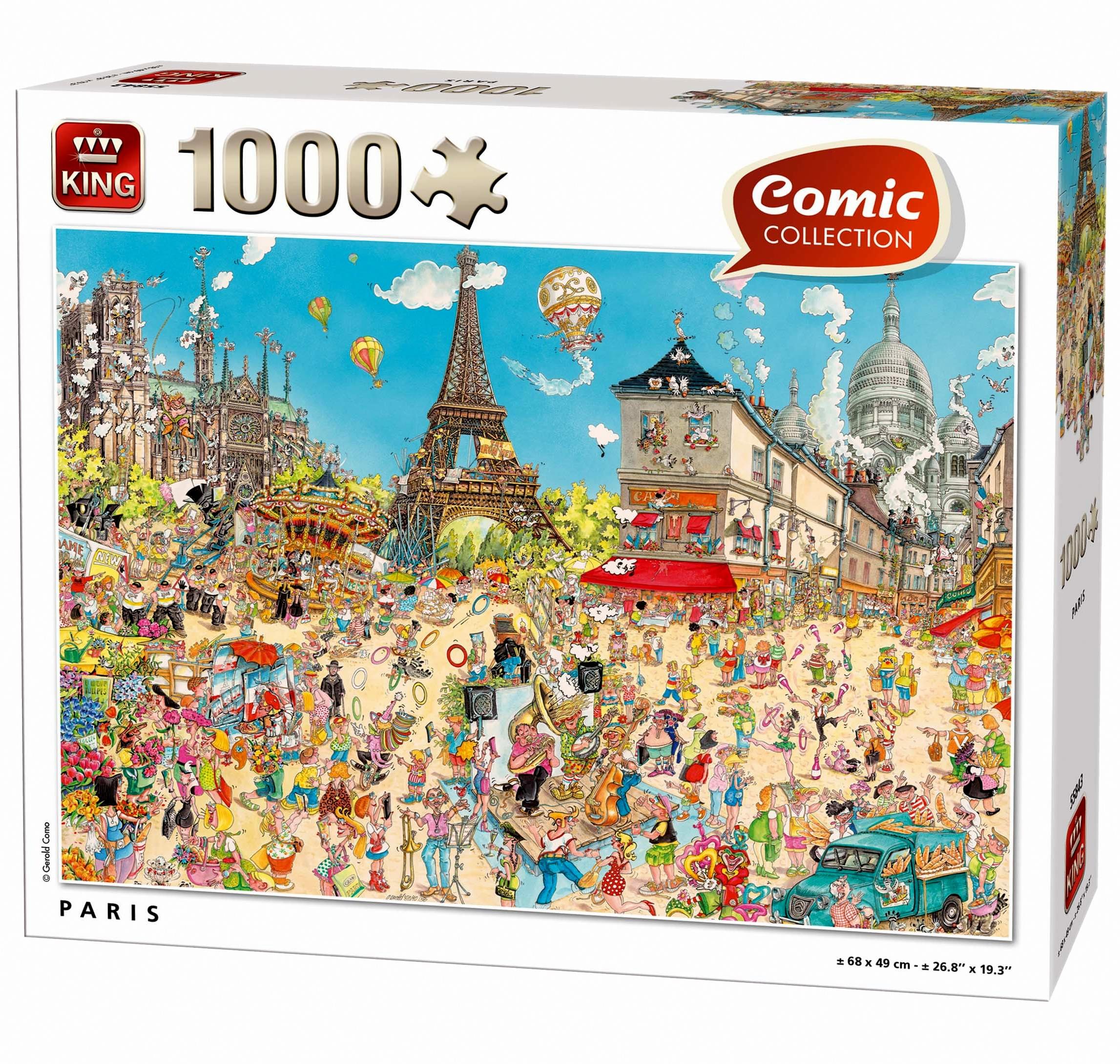 Puzzle Comic Paris 1000pcs