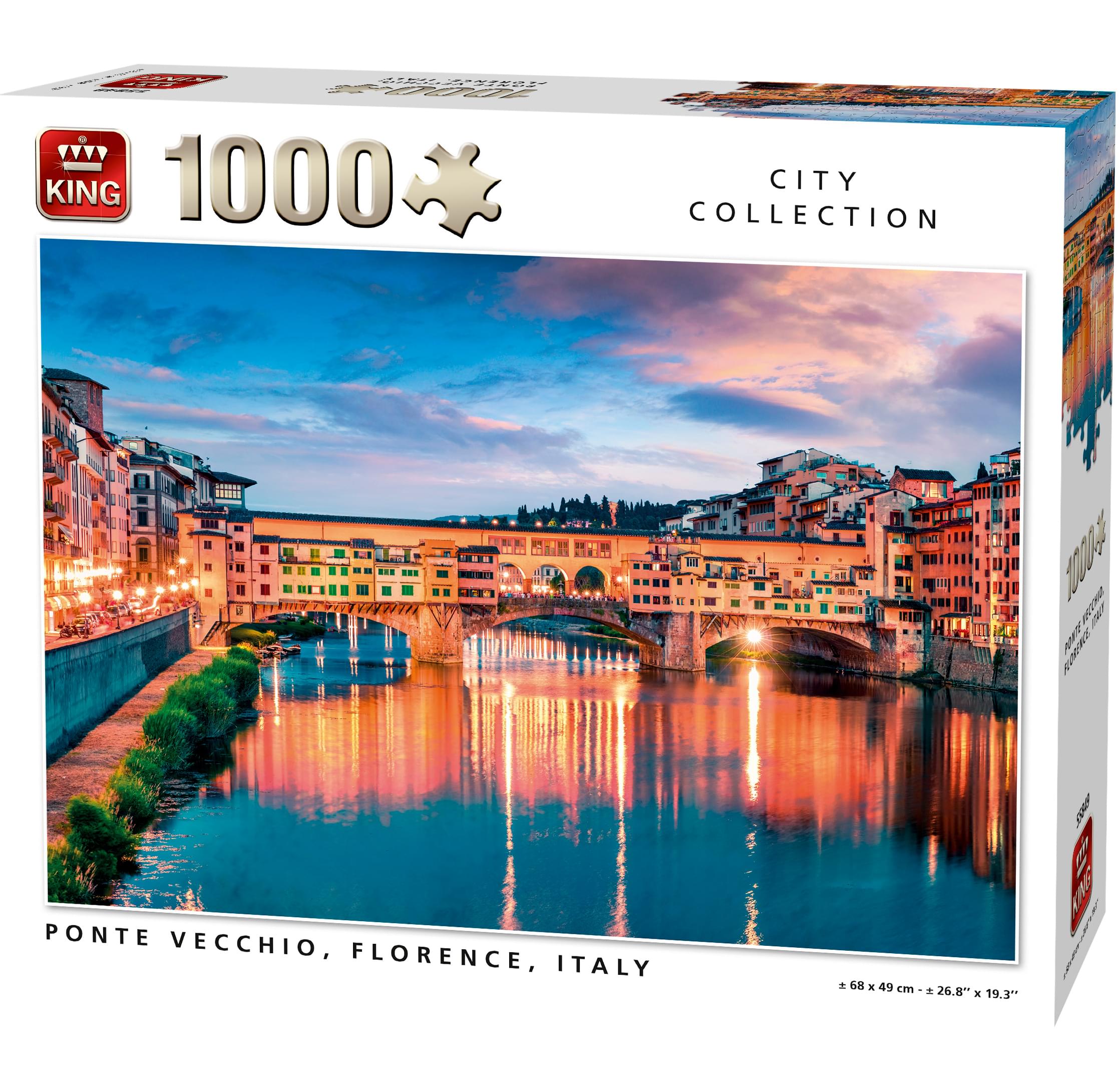 Puzzle Ponte Vecchio Italy at Night 1000pcs