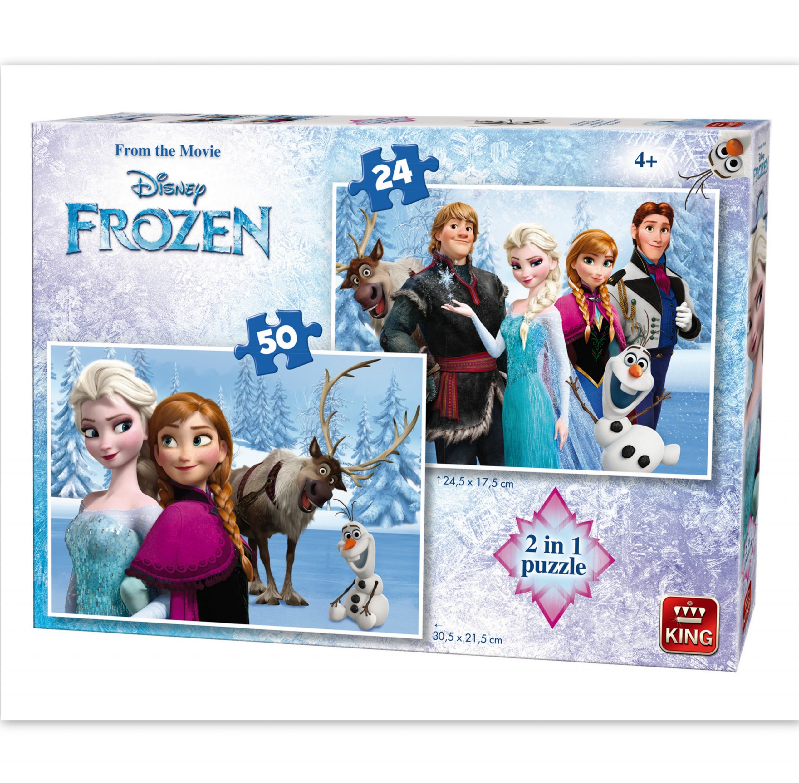Puzzle Disney Frozen 2in1