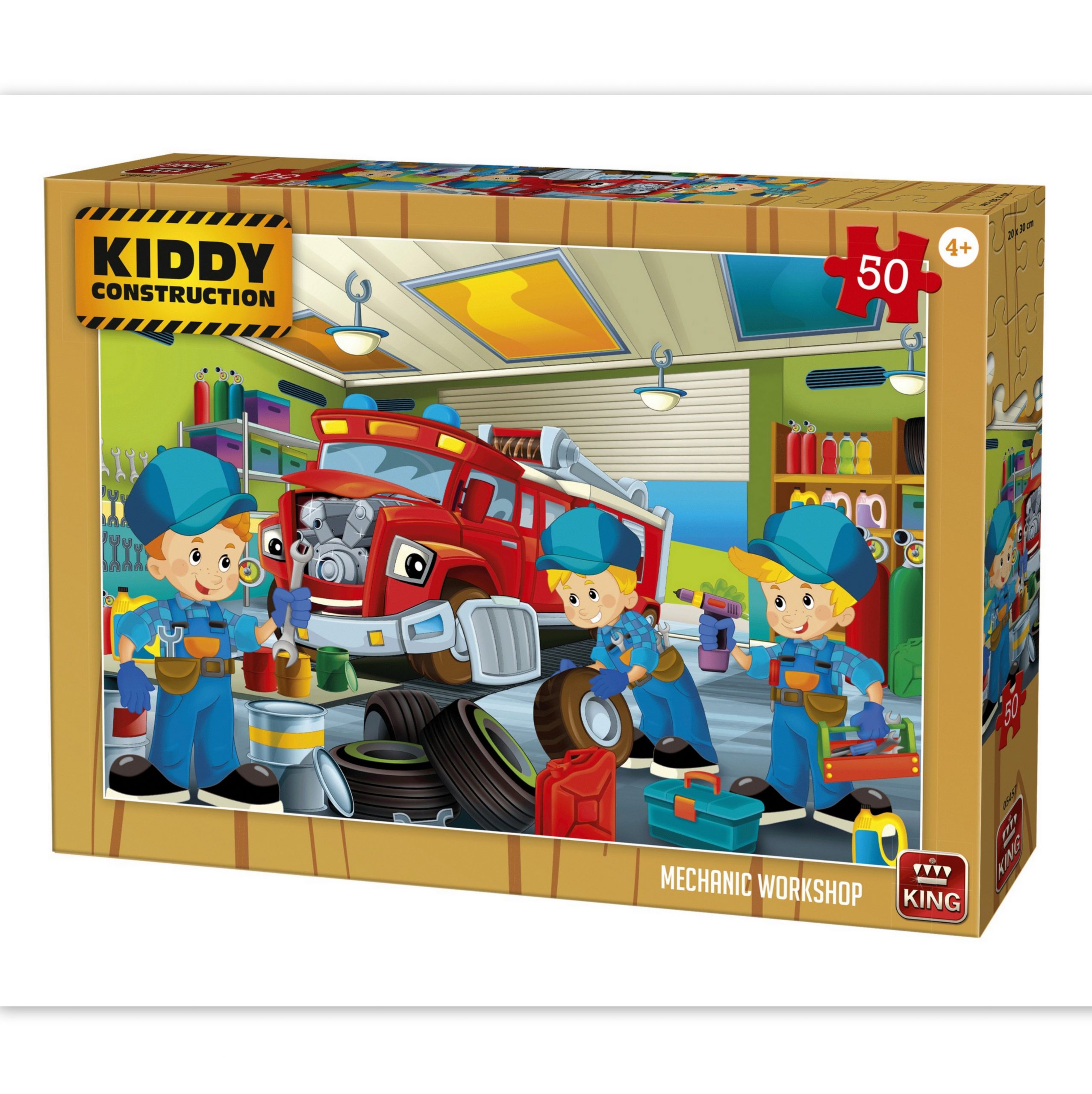 Puzzle Kiddy Construction Mechanic Workshop 50 pcs