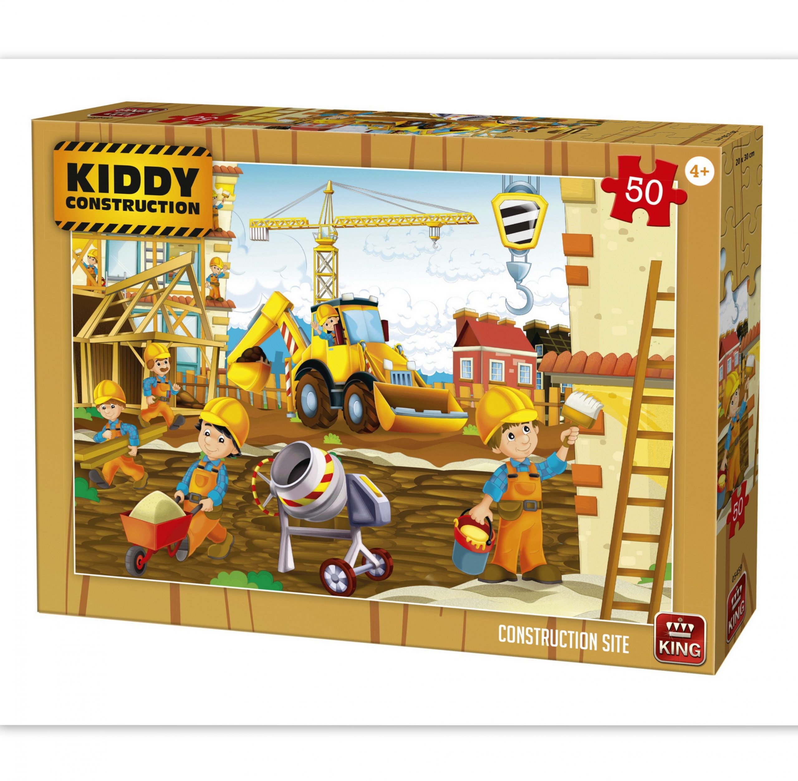 Puzzle Kiddy Construction Construction Site 50pcs