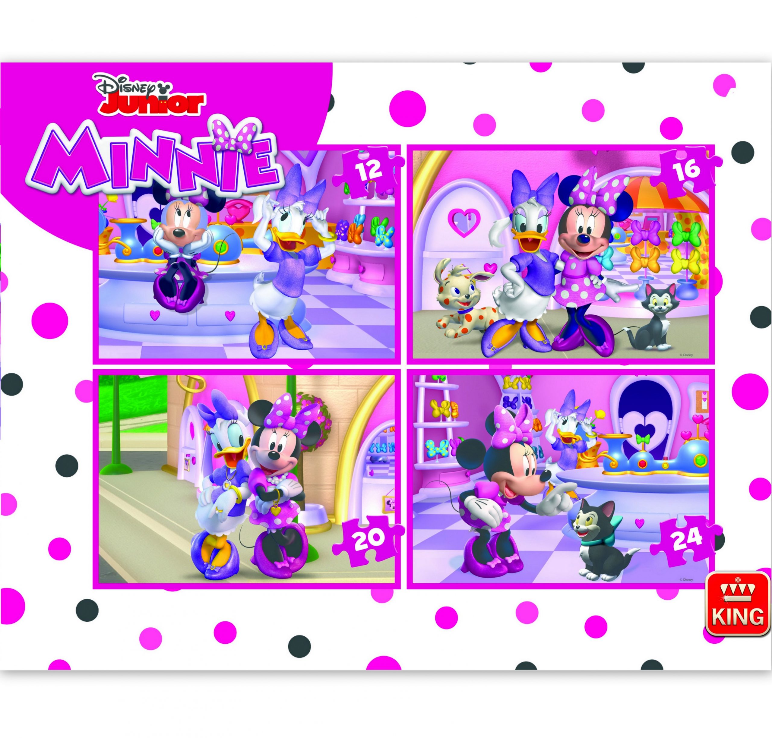 Puzzle Disney Minnie Mouse 4in1
