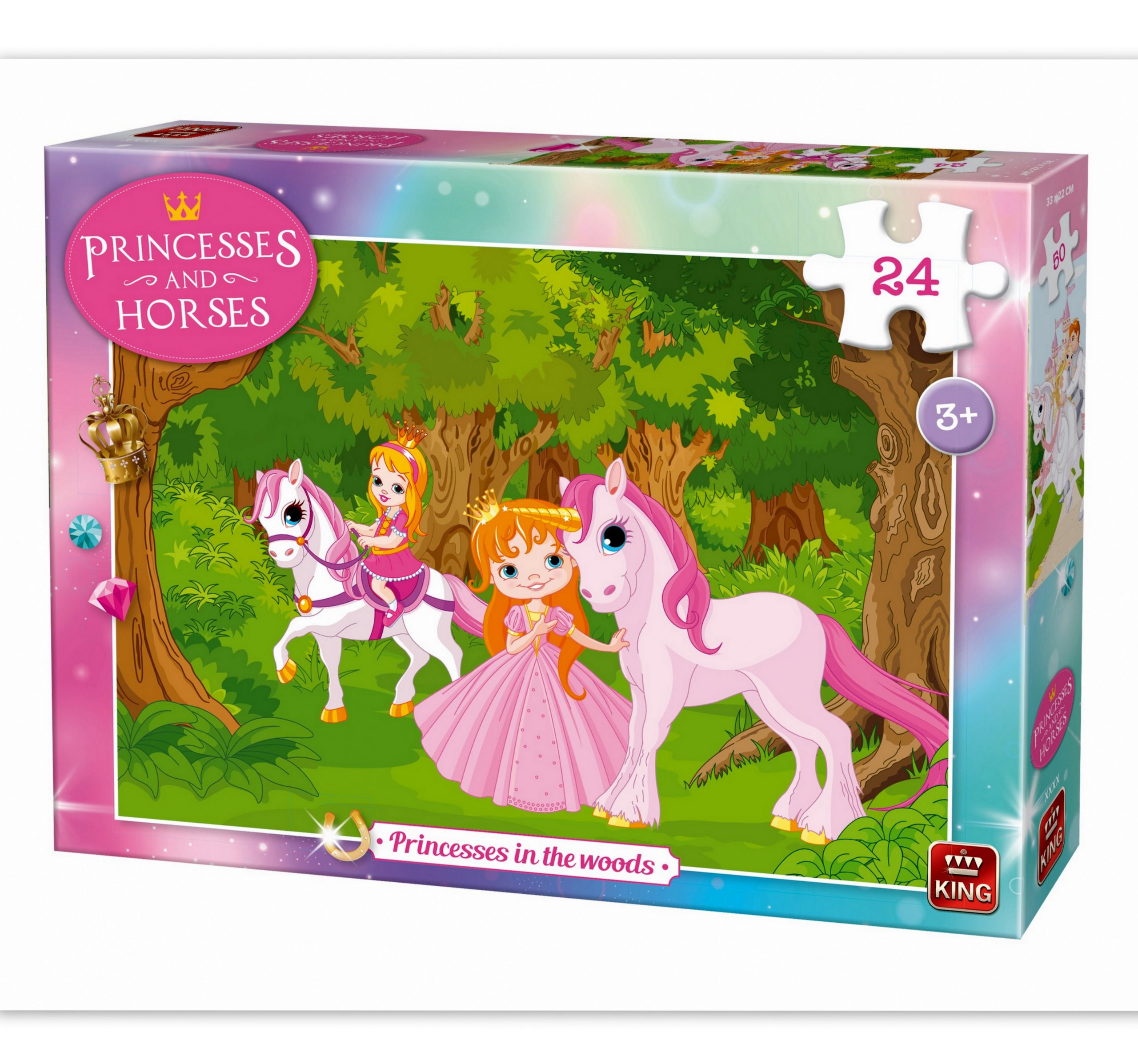 Puzzle P&H Princesses in the woods 24pcs