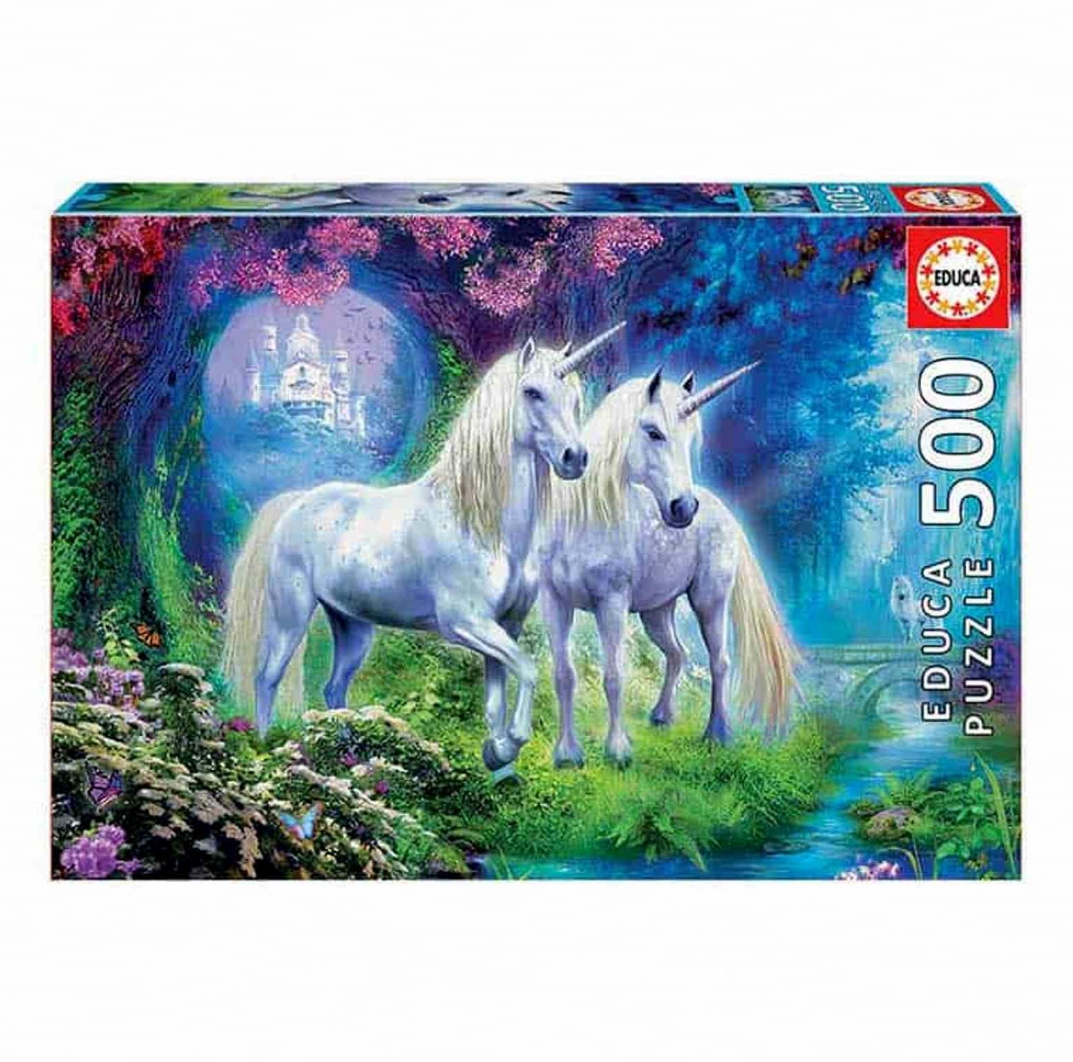 Puzzle Educa Unicorns in the forest 500pcs