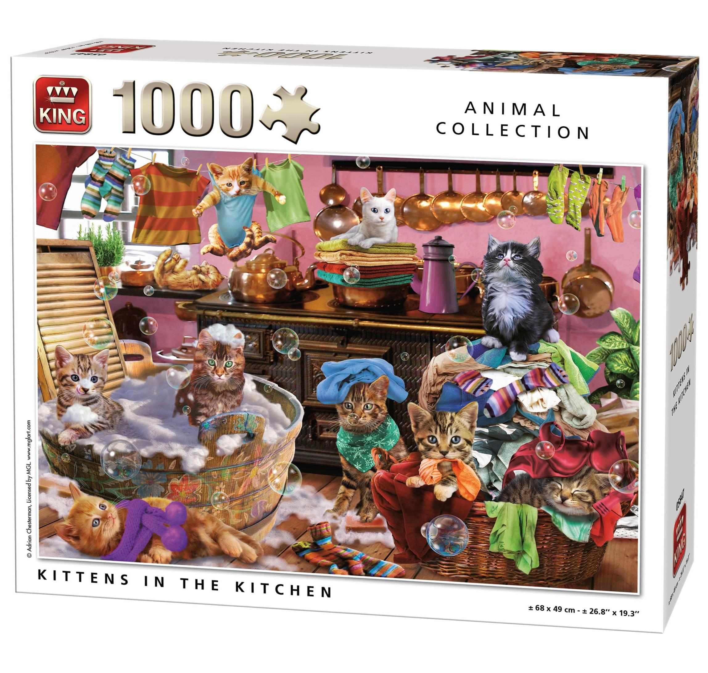 Puzzle Kittens in the Kitchen 1000pcs