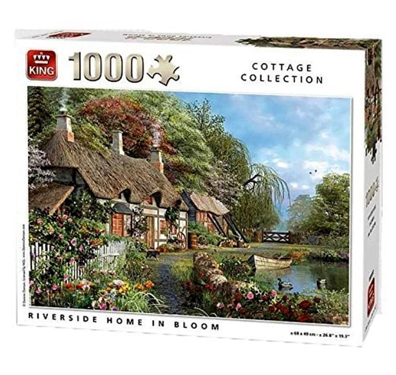 Puzzle Riverside Home in Bloom 1000pcs