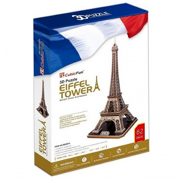 Puzzle Eiffel Tower 3D 82pcs