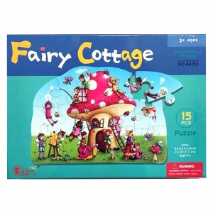Puzzle Fairy Cottage - Εξοχικό νεραϊδόσπιτο 15pcs