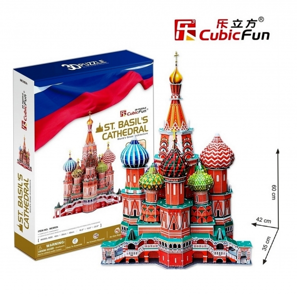 Puzzle St. Basil's Cathedral (Russia) 3D 214pcs