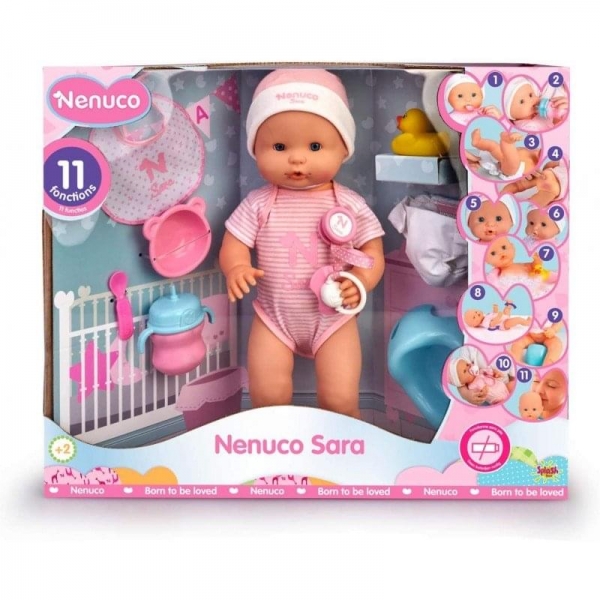 Nenuco Sara Κούκλα Σαν Αληθινό Μωρό Με 11 Λειτουργίες