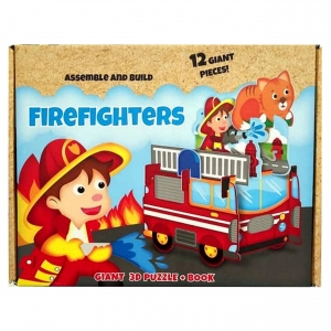 Puzzle Firefighters - Πυροσβεστικό όχημα 3D 12pcs