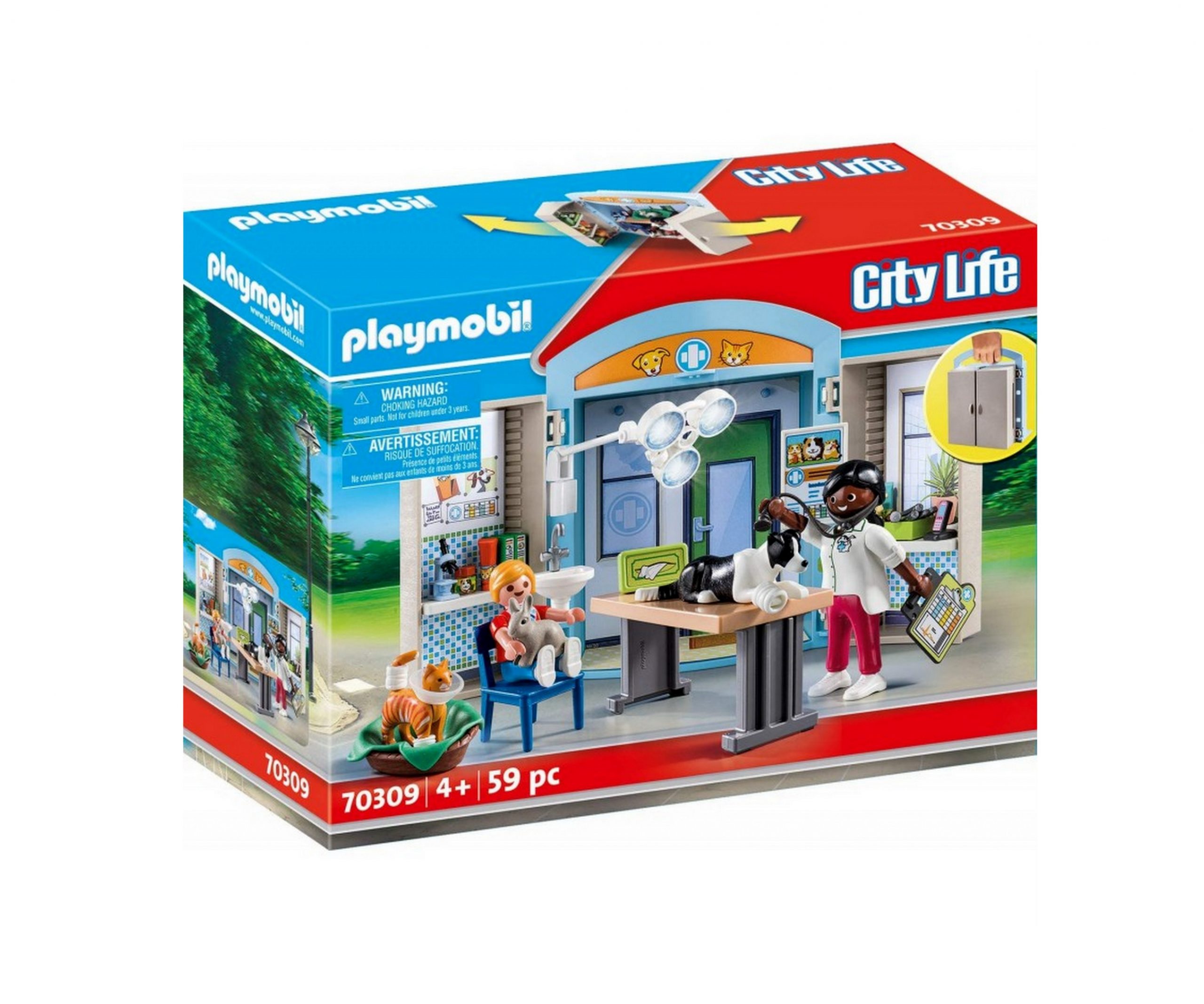 (70309) Playmobil Play Box Κτηνιατρείο 