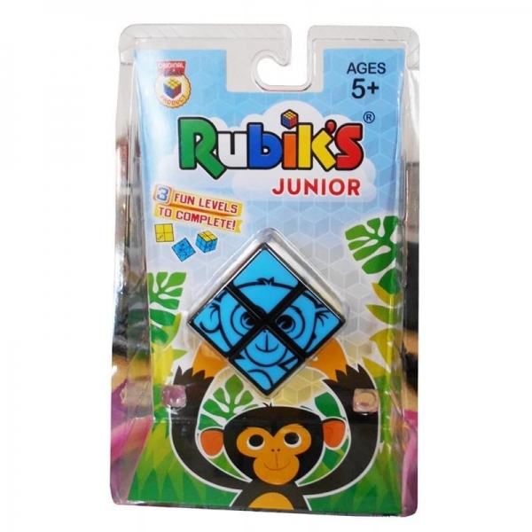 Rubiks Rubik`S Cube NEW JR BLUE And YELLOW SMALL CLAMSHELL 5033 RUBI