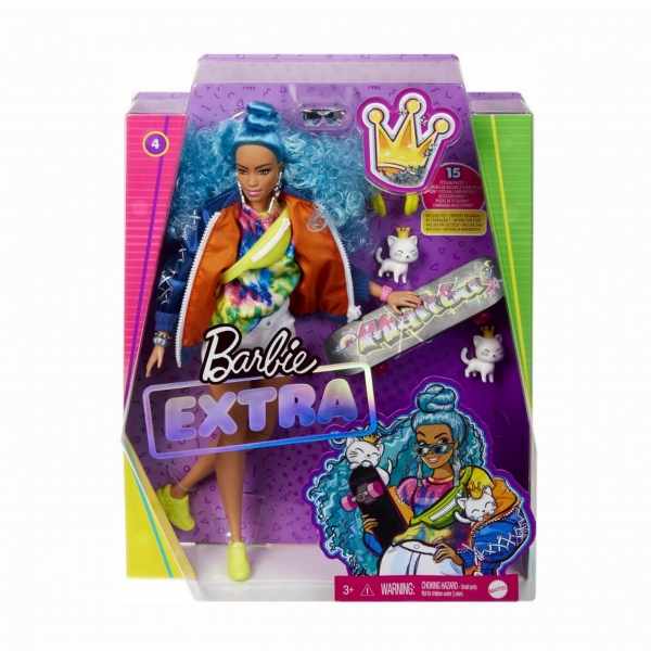 Barbie Extra-Blue Curly Hair (GRN30)