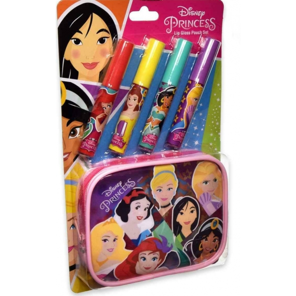 Markwins Disney Princess Lip Gloss Pouch Set (058466)