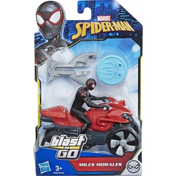 Hasbro Marvel Spiderman Blast And Go Racer Kid Arachnid