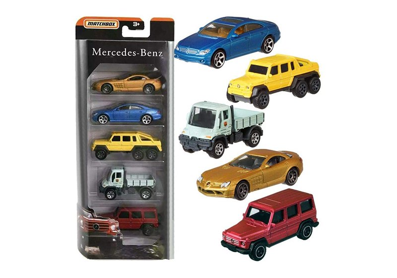 Σετ Matchbox Mercedes Benz με 5 αυτοκίνητα