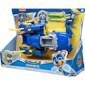 Spin Master Παιχνίδι Μινιατούρα Paw Patrol Mighty Pups Super Paws Chase's Powered Up Cruiser (20115057)
