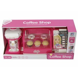 Coffee Shop & Donuts Με Ταμειακή Μηχανή-Καφετιέρα & Ροφήματα (23.818-23) carouseltoys