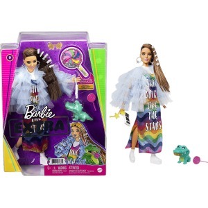 Barbie Extra Rainbow Dress (GYJ78) carouseltoys (1)